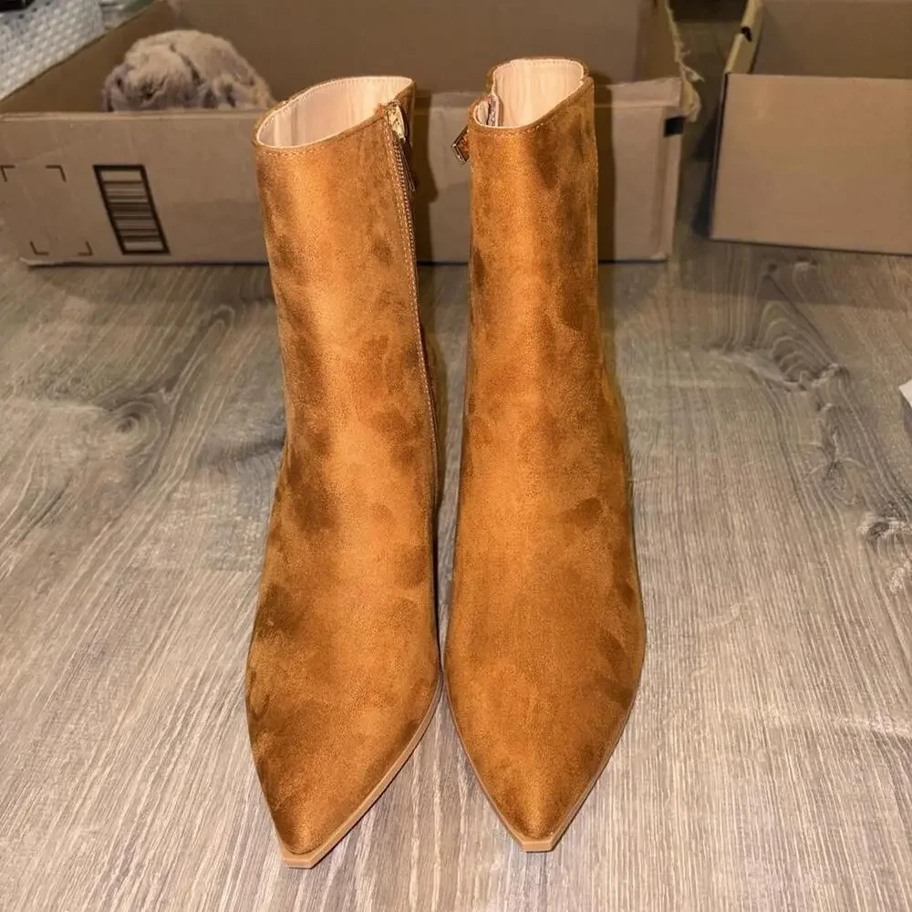 Other tan suede